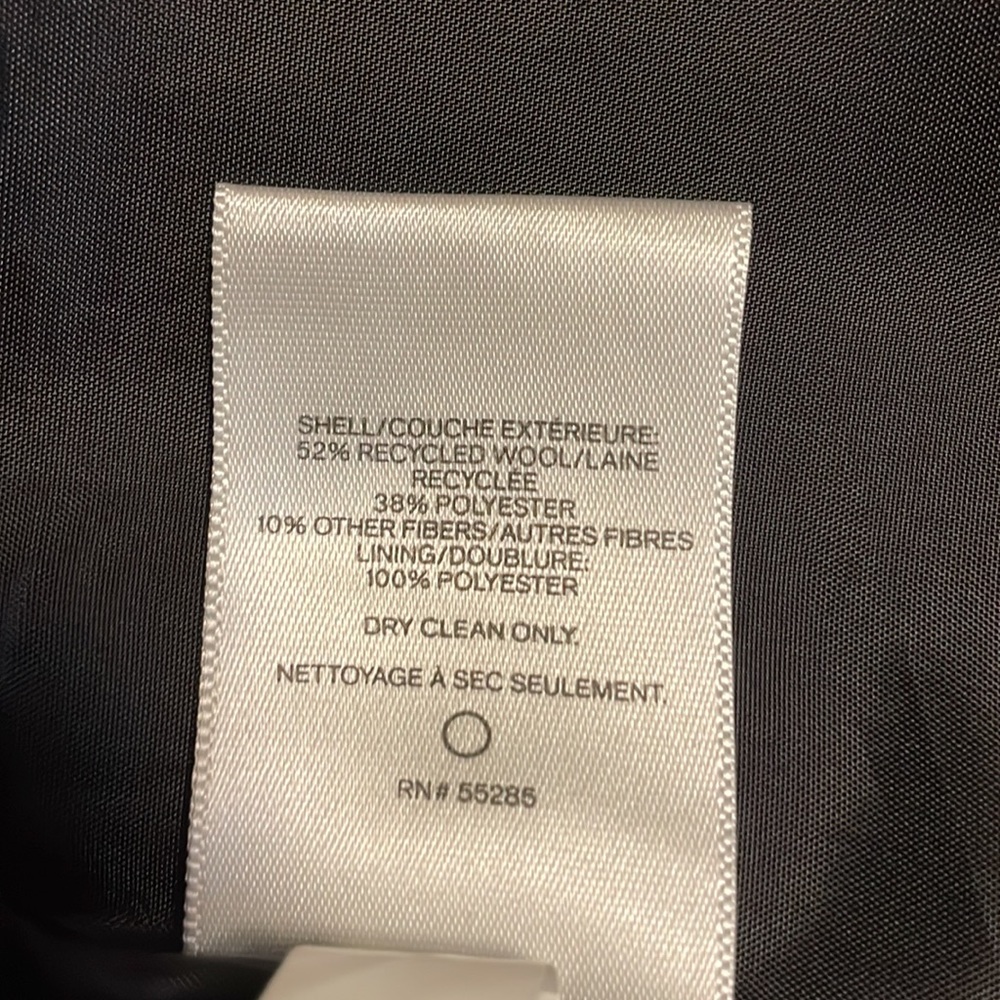 Black Express Winter Coat, Patch Pockets, One Sna… - image 5